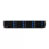 ASUS RS521A-E12-RS12U Socket SP5 Rack (2U) Juoda, Sidabrinė