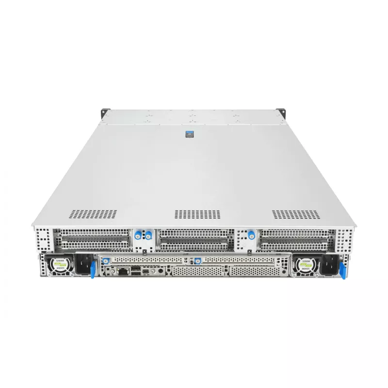 ASUS RS720A-E13-RS8G Socket SP5 Stovas (2U) Juoda, Sidabrinė