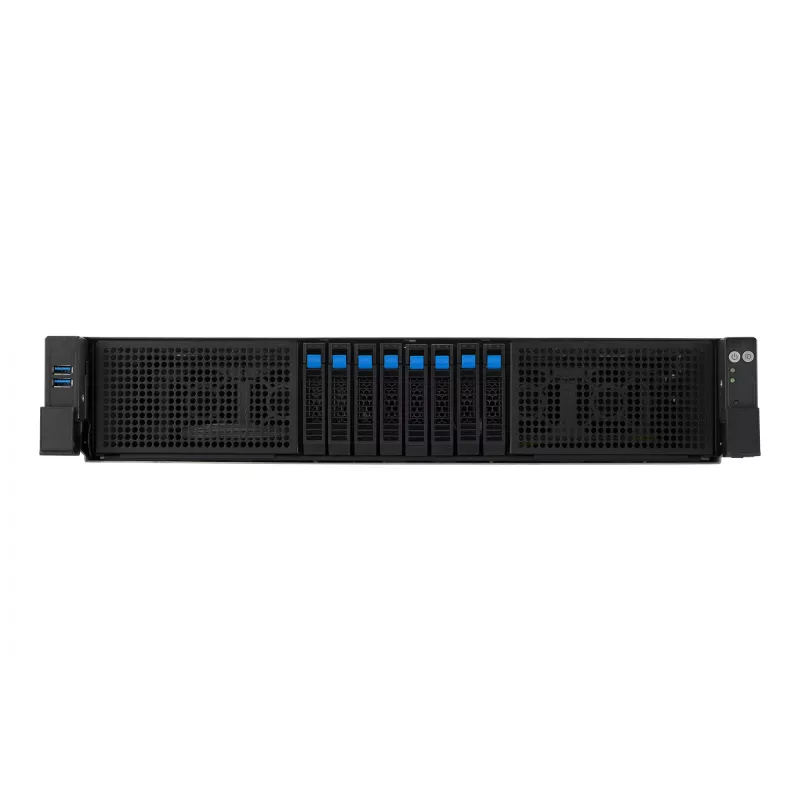 ASUS RS720A-E13-RS8G Socket SP5 Stovas (2U) Juoda, Sidabrinė