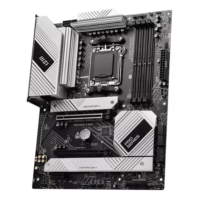 MSI PRO B650-A WIFI pagrindinė plokštė AMD B650 Socket AM5 ATX