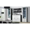 Plaukiojančių lentynų rinkinys Cama Meble SOHO, 2 lentynos, 1250×200×200 mm, medžio drožlių plokštė, pilka matinė