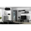 Plaukiojančių lentynų rinkinys Cama Meble SOHO, 2 lentynos, 1250×200×200 mm, medžio drožlių plokštė, pilka matinė