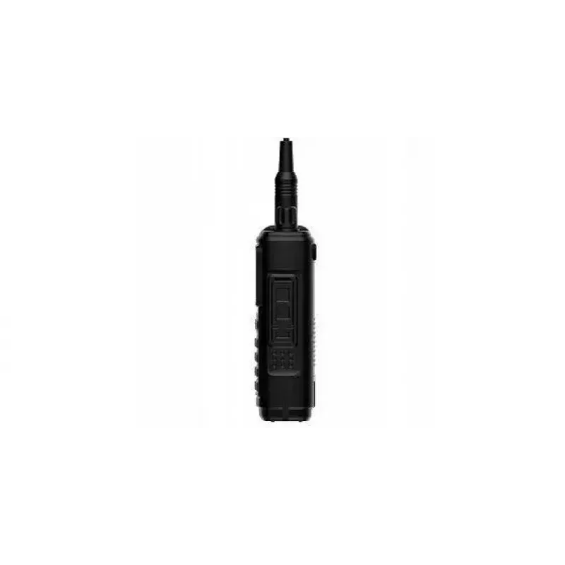 Nešiojamasis dvipusis radijo ryšio įrenginys Baofeng UV-17E — 5 W, 1800 mAh baterija, VOX, žibintuvėlis, FM radijas, iki 10 km nuotolis, juodas (2 vnt. rinkinys)