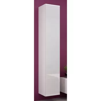Wall-mounted storage cabinet cama meble VIGO 180 — 1800×400×300 mm, white/white gloss