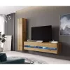 Prie sienos montuojama laikymo spinta Cama Meble VIGO 180, 1800×400×300 mm, Wotan ąžuolas