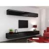 Sandėliavimo spintelė cama meble VIGO 90 — sieninė, 900×350×320 mm, juoda/juodas blizgesys