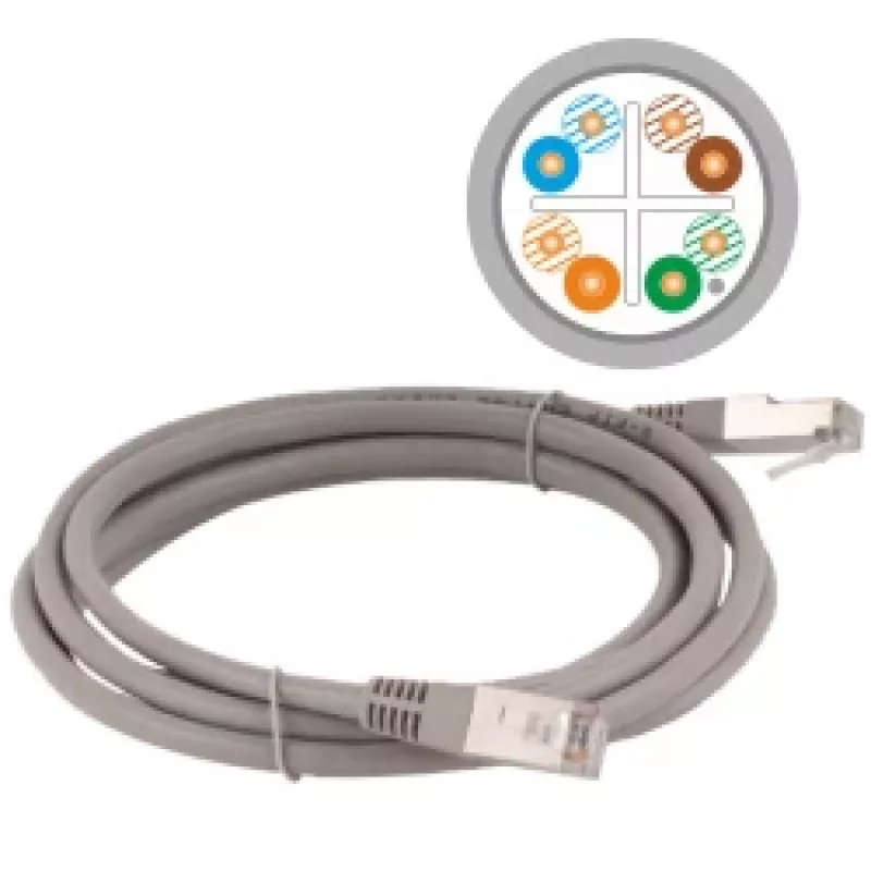 ALANTEC pataisinis kabelis - CAT6 - F/UTP - 5 m - pilkas