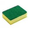 Indų plovimo kempinė VILEDA Tip-Top, pakuotėje 5 vnt., stačiakampiai pluoštiniai įklotai 70×90×30 mm, geltona