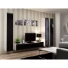TV staliukas cama meble VIGO 180 — 1800×400×300 mm, baltas viršus, baltas rėmas, medžio drožlių plokštė
