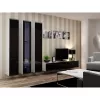 TV staliukas cama meble VIGO 180 — 1800×400×300 mm, baltas viršus, baltas rėmas, medžio drožlių plokštė