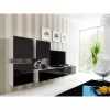 TV staliukas cama meble VIGO 180 — 1800×400×300 mm, baltas viršus, baltas rėmas, medžio drožlių plokštė