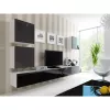 TV staliukas cama meble VIGO 180 — 1800×400×300 mm, baltas viršus, baltas rėmas, medžio drožlių plokštė