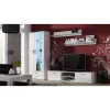 TV staliukas cama meble SOHO 180 — 1800×430×370 mm, baltas viršus (medžio drožlių plokštė), baltas rėmas