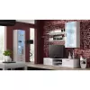 TV staliukas cama meble SOHO 180 — 1800×430×370 mm, baltas viršus (medžio drožlių plokštė), baltas rėmas