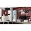 TV staliukas cama meble SOHO 180 — 1800×430×370 mm, baltas viršus (medžio drožlių plokštė), baltas rėmas