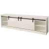 TV spintelė Cama Meble GRANERO RTV 200x56,7x35 cm — baltas viršus, medžio drožlių plokštės korpusas