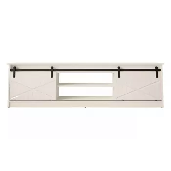 TV spintelė Cama Meble GRANERO RTV 200x56,7x35 cm — baltas viršus, medžio drožlių plokštės korpusas