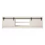 TV spintelė Cama Meble GRANERO RTV 200x56,7x35 cm — baltas viršus, medžio drožlių plokštės korpusas