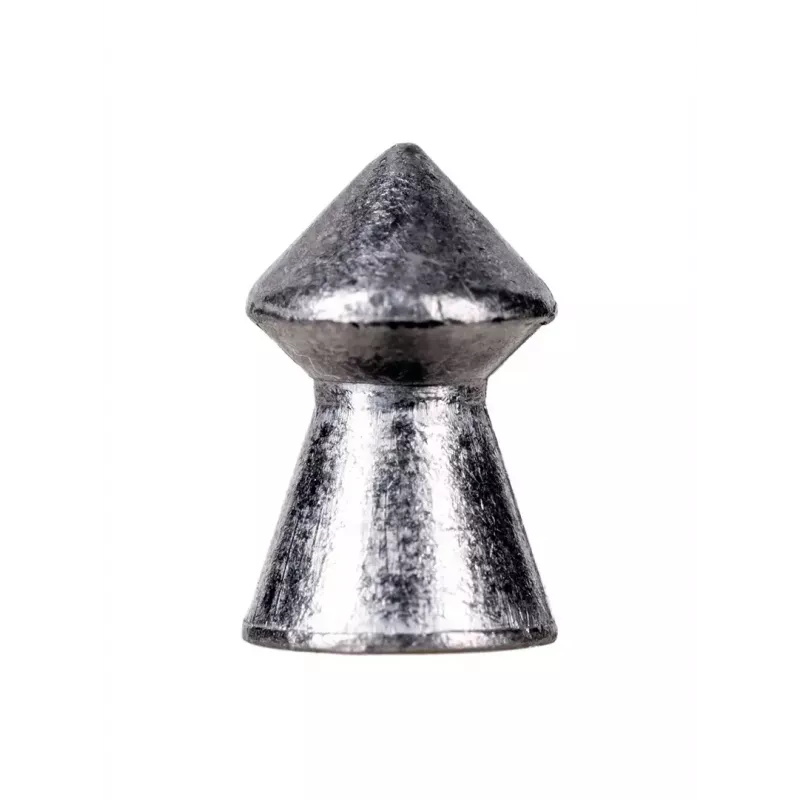 Šratai RANGER PRORO.45.500.S — 4,5 mm diabolo aštrus smaigalys, 500 vnt., aliumininis dozatorius