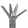 Multitool AZYMUT H2038 pilno dydžio įrankis — 14 įrankių, 16,2 cm atidarytas, 10,1 cm sulankstytas, 264 g, 420/7CR13 plienas, odinis dėklas