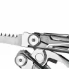 Multitool AZYMUT H2038 pilno dydžio įrankis — 14 įrankių, 16,2 cm atidarytas, 10,1 cm sulankstytas, 264 g, 420/7CR13 plienas, odinis dėklas