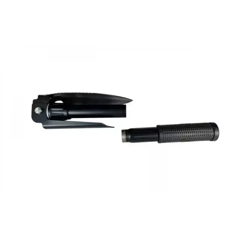 Sulankstomas taktinis kastuvas AZYMUT Trapper — nerūdijantis plienas, juodas, 410 mm, 565 g