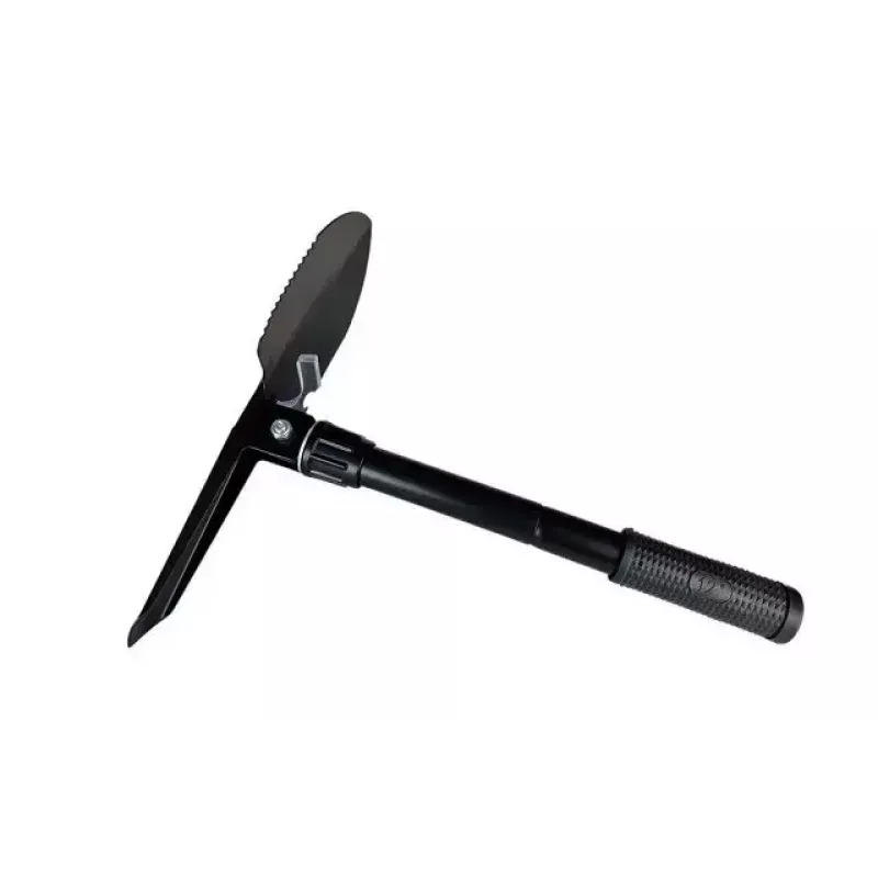 Sulankstomas taktinis kastuvas AZYMUT Trapper — nerūdijantis plienas, juodas, 410 mm, 565 g