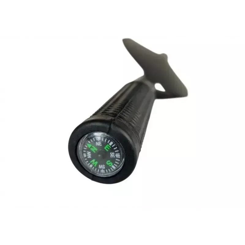 Sulankstomas taktinis kastuvas AZYMUT Trapper — nerūdijantis plienas, juodas, 410 mm, 565 g