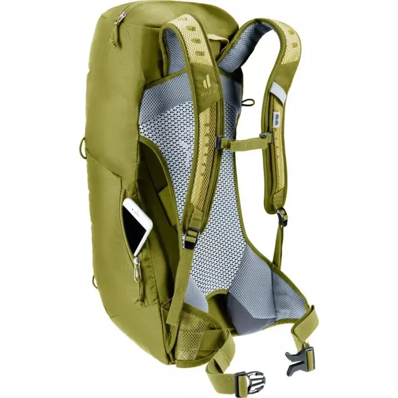 Kuprinė DEUTER AC Lite 16 žygiams skirta dieninė kuprinė, 16 L, Linden-cactus, 870 g, apsiaustas nuo lietaus, juosmens diržas