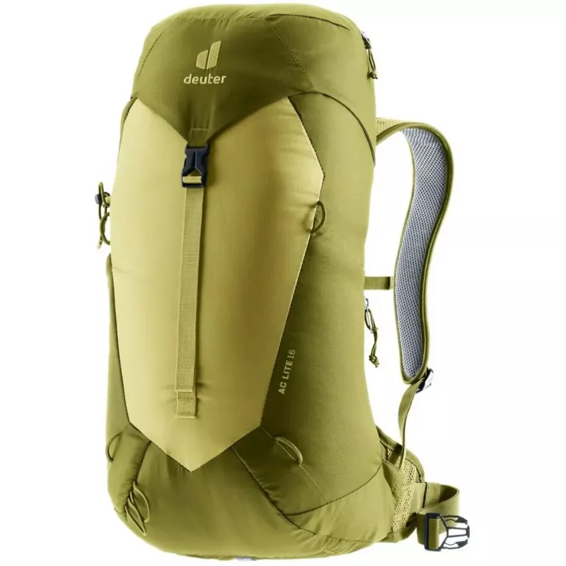Kuprinė DEUTER AC Lite 16 žygiams skirta dieninė kuprinė, 16 L, Linden-cactus, 870 g, apsiaustas nuo lietaus, juosmens diržas