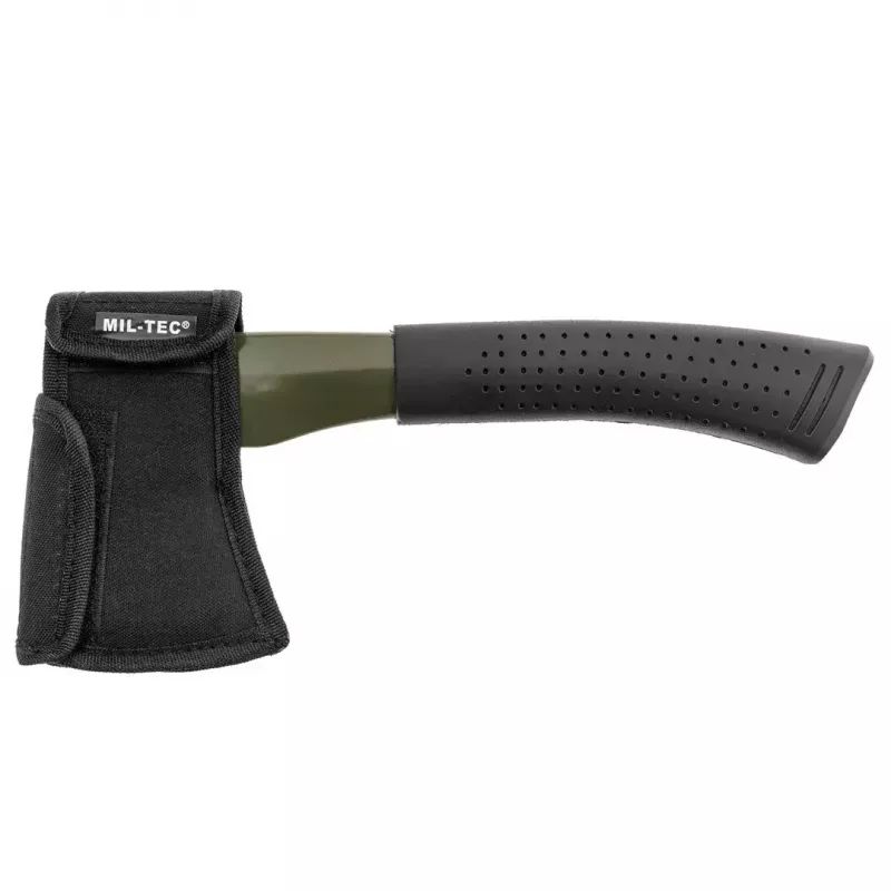 Kirvis Mil-Tec 15506000 — kompaktiškas lauko kirvis, nerūdijančio plieno ašmenys 4,6 mm, ilgis 280 mm, galvos plotis 80 mm, svoris 832 g