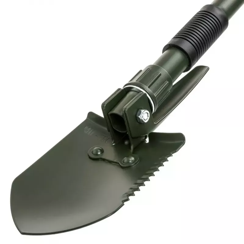 Sulankstomas kastuvas Mil-Tec Mini II — kompaktiškas įsitvirtinimo įrankis, 405 mm ilgis, 100 mm geležtė, 560 g, sulankstomas (15,5 x 10 x 6,5 cm)