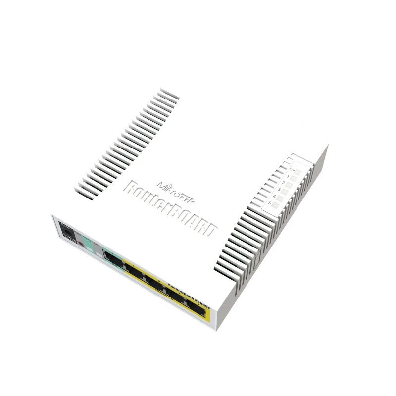 MIKROTIK RB260GSP – 4 prievadų gigabito komutatorius + PoE