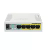MIKROTIK RB260GSP – 4 prievadų gigabito komutatorius + PoE