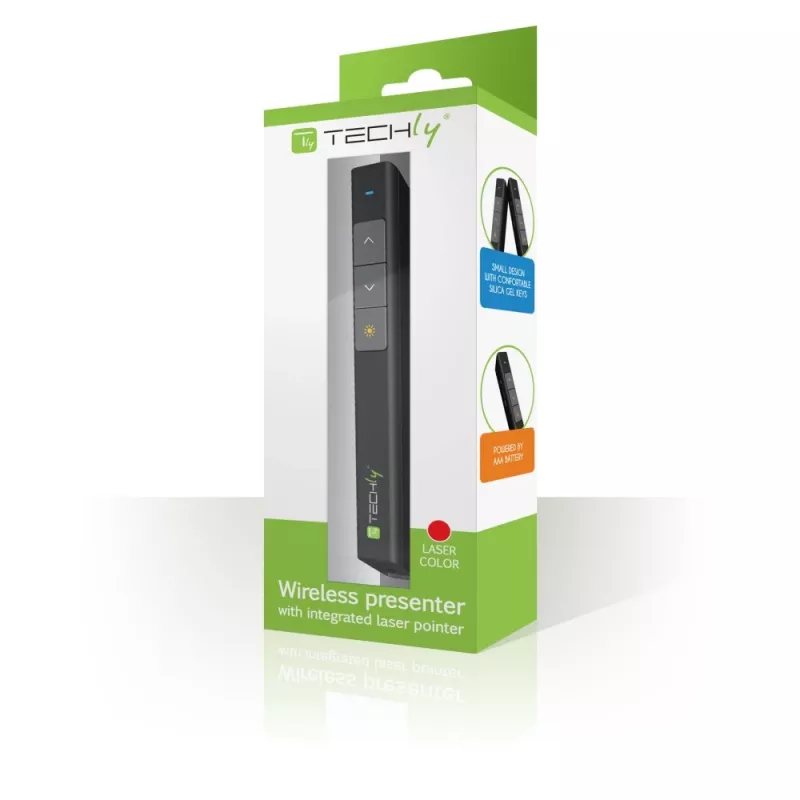 Techly ITC-LASER26 belaidis pranešėjas RF juoda