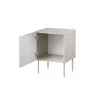 Naktinis staliukas Cama meble SIENA 44,5×40×59 cm, kašmyro matinis, MDF ir medžio drožlių plokštė, 2 vnt. rinkinys