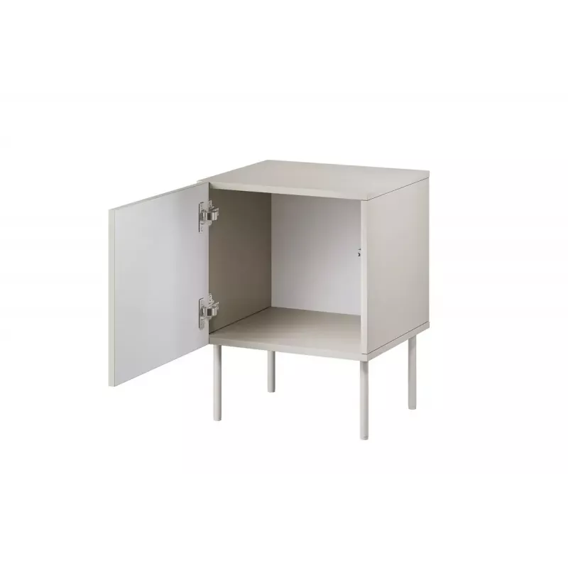 Naktinis staliukas Cama meble SIENA 44,5×40×59 cm, kašmyro matinis, MDF ir medžio drožlių plokštė, 2 vnt. rinkinys