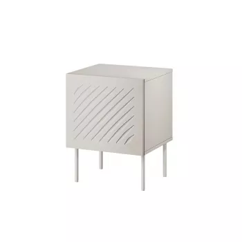 Naktinis staliukas Cama meble SIENA 44,5×40×59 cm, kašmyro matinis, MDF ir medžio drožlių plokštė, 2 vnt. rinkinys