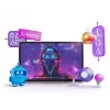 Planšetinis kompiuteris Lenovo Tab Plus 11,5 colio Luna pilka, MediaTek Helio G99, 8 GB RAM, 128 GB, Android 14, 11,5 colio 2000×1200 90 Hz