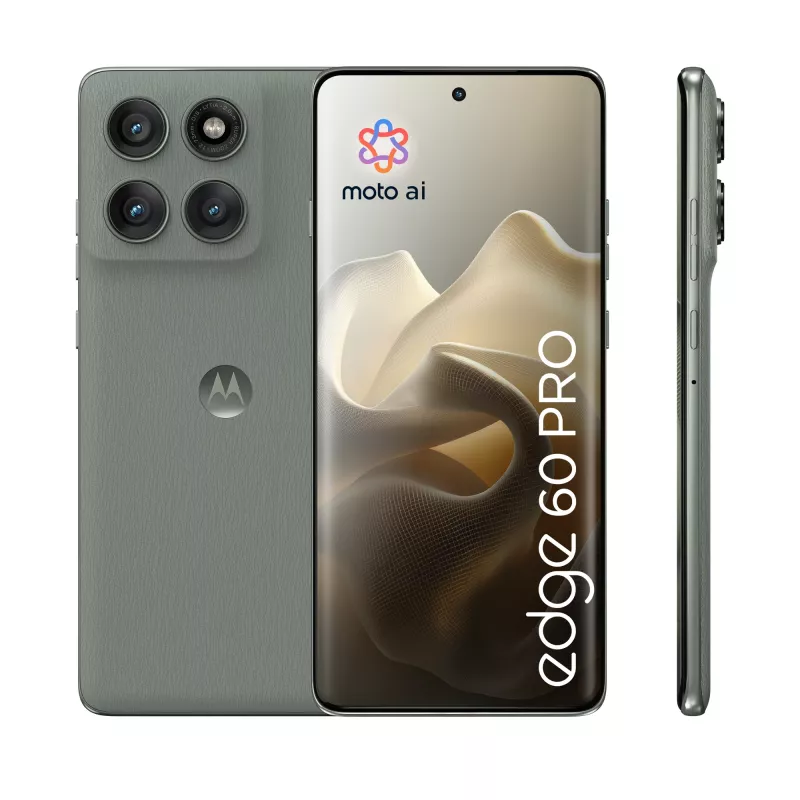 Motorola edge 60 pro 16.9 cm (6.67 colio) Dual SIM Android 15 5G USB Type-C 12 GB 512 GB 6000 mAh Pilka