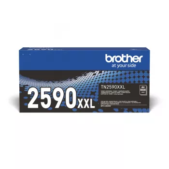 Originalius Brother TN-2590XXL juodos spalvos dažų kasetė, 1 vnt. pakuotėje, apie 5000 puslapių