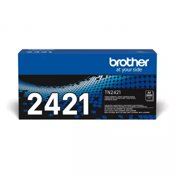 Tonerio kasetė Brother TN-2421 juoda, Originali lazerinė kasetė, 1 vnt., suderinama su Brother spausdintuvais