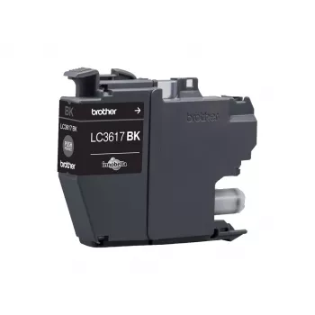 Rašalo kasetė Brother LC-3617BK juoda, Originali, išeiga 550 puslapių, 1 vnt.