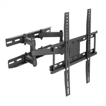 Sieninis televizoriaus laikiklis ART RAMT AR-35, skirtas 50,8–165,1 cm (20–65 colių) ekranams, 200x200–400x400 VESA, 35 kg, su nuožulnumo ir pasukimo funkcija, 7–37 cm atstumas iki sienos, juodas