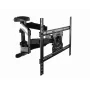 Sieninis televizoriaus laikiklis Gembird WM-75ST-01 32–75 colių ekranams, VESA 600x400, 45,5 kg, reguliuojamas atstumas 4,9–49,1 cm, pasvirimo kampas -5°–8°