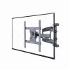 Sieninis televizoriaus laikiklis Gembird WM-75ST-01 32–75 colių ekranams, VESA 600x400, 45,5 kg, reguliuojamas atstumas 4,9–49,1 cm, pasvirimo kampas -5°–8°