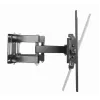 Sieninis TV laikiklis GEMBIRD WM-70ST-01 37–70 colių ekranams, pakreipimas 0° iki -20°, pasukimas ±60°, VESA 200×200–600×400, maks. 35 kg, juodas