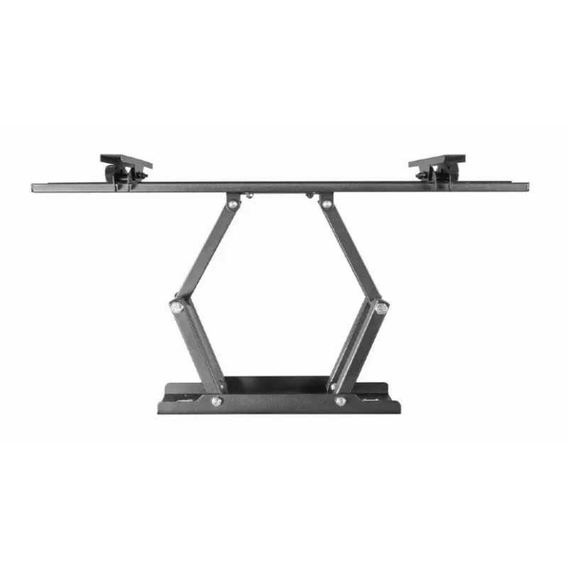 Sieninis TV laikiklis GEMBIRD WM-70ST-01 37–70 colių ekranams, pakreipimas 0° iki -20°, pasukimas ±60°, VESA 200×200–600×400, maks. 35 kg, juodas