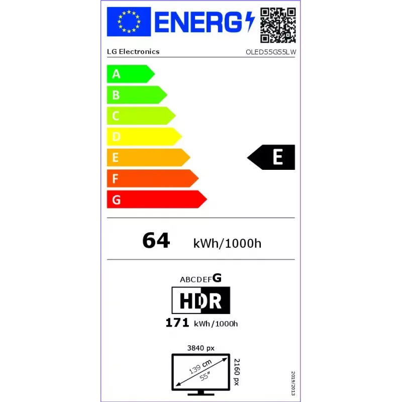 LG OLED evo AI OLED55G51LW televizorius 139,7 cm (55 col.) 4K Ultra HD išmanusis televizorius „Wi-Fi“ juodas