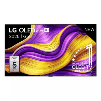 LG OLED evo AI OLED55G51LW televizorius 139,7 cm (55 col.) 4K Ultra HD išmanusis televizorius „Wi-Fi“ juodas